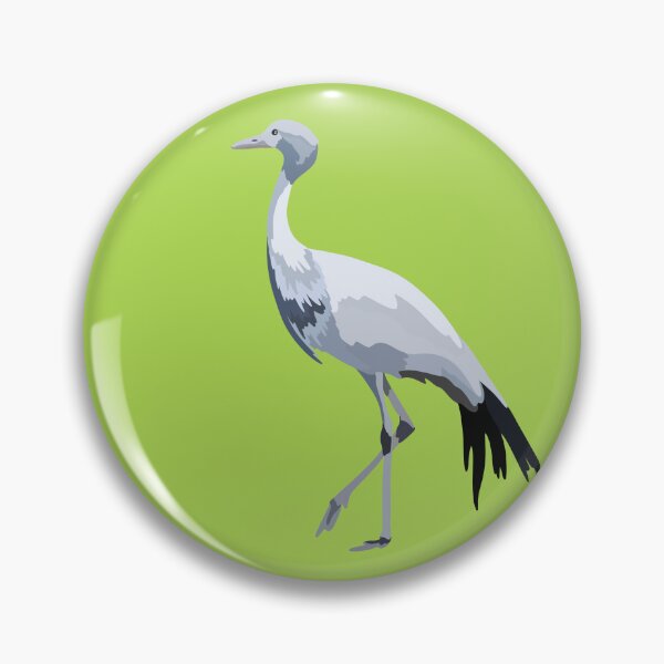 Item preview, B is for Blue Crane,Blue Crane – Graceful South African National Bird Illustration designed and sold by PrettylittlepastelUk.