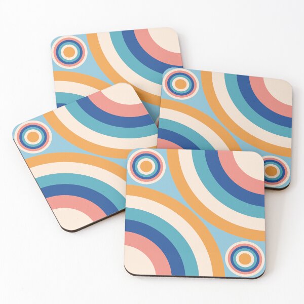 Item preview, Retro style circles pattern designed and sold by RinaGArt.
