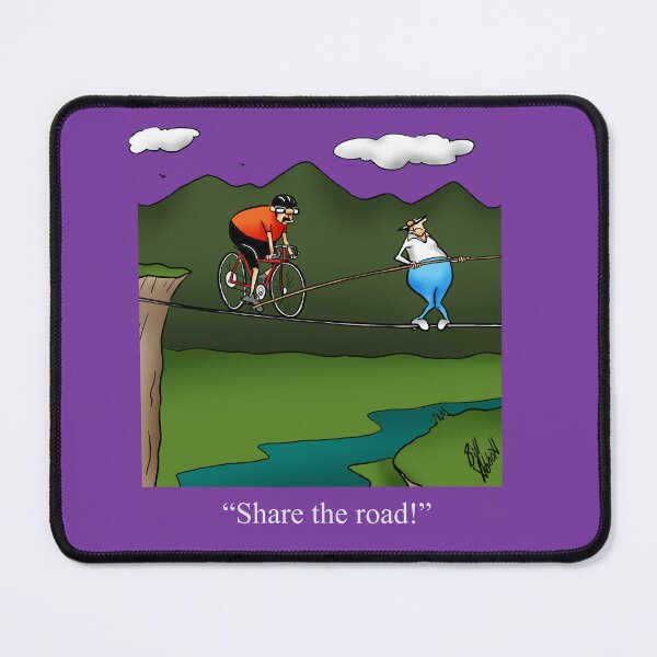 Item preview, Funny Spectickles Bicycling Cartoon Humor designed and sold by abbottoons.