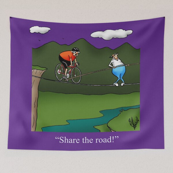 Item preview, Funny Spectickles Bicycling Cartoon Humor designed and sold by abbottoons.