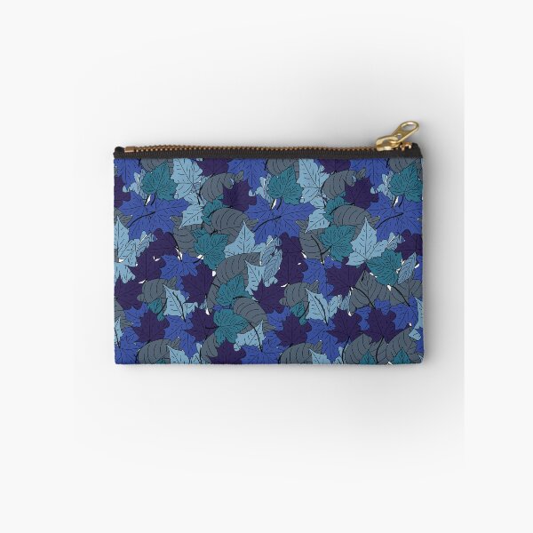 Artikelvorschau, Falling Autumn Blue leaves decorative pattern  entworfen und verkauft von Donutlovers.