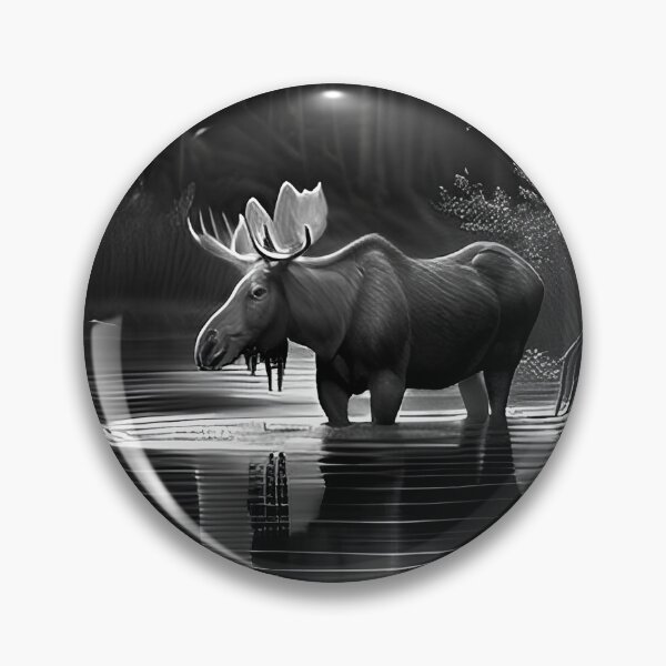 Item preview, Moose pencil drawing designed and sold by Pencil-Art.