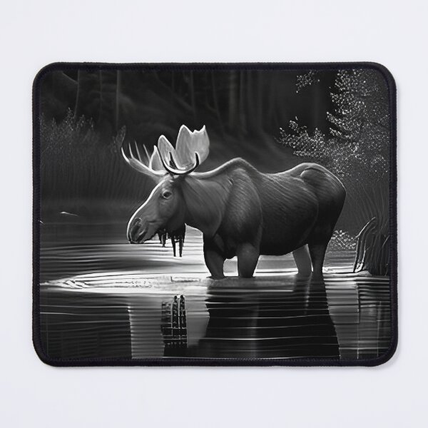 Item preview, Moose pencil drawing designed and sold by Pencil-Art.