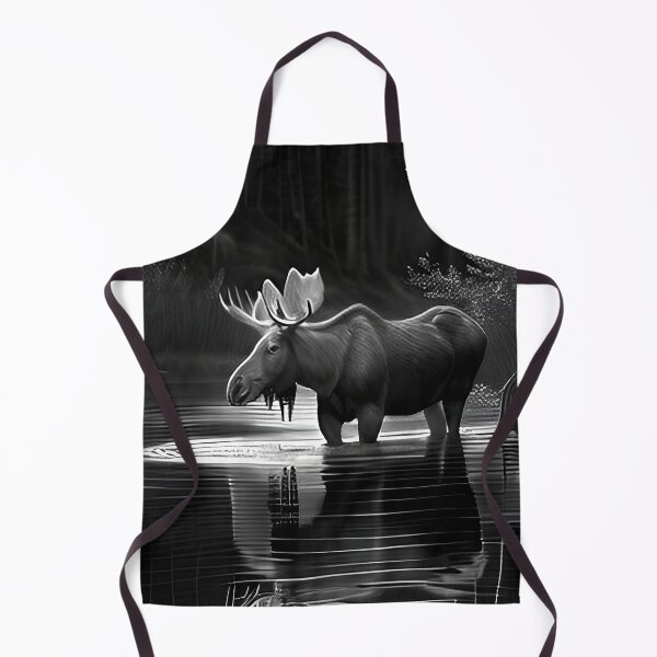 Item preview, Moose pencil drawing designed and sold by Pencil-Art.