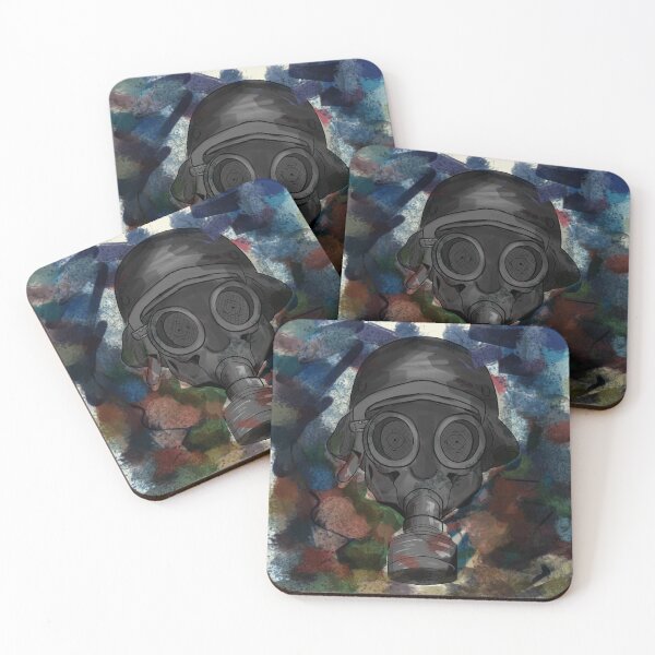 Item preview, World War II Colorful Gas Mask designed and sold by strangerlace.
