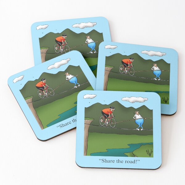 Item preview, Funny Spectickles Bicycling Cartoon Humor designed and sold by abbottoons.