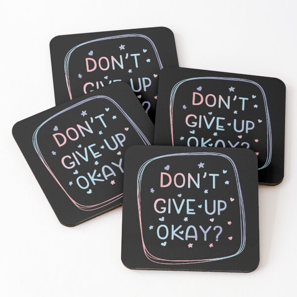 Item preview, Don’t give up okay? (Dark) designed and sold by Aakanksha97.