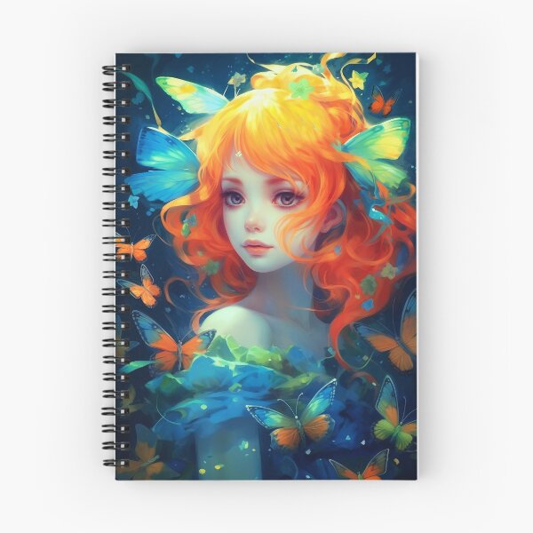 Item preview, Cute RedHead Fairy designed and sold by Red Witch Art.