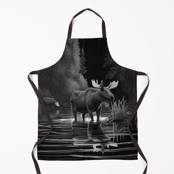 Item preview, Moose pencil drawing designed and sold by Pencil-Art.