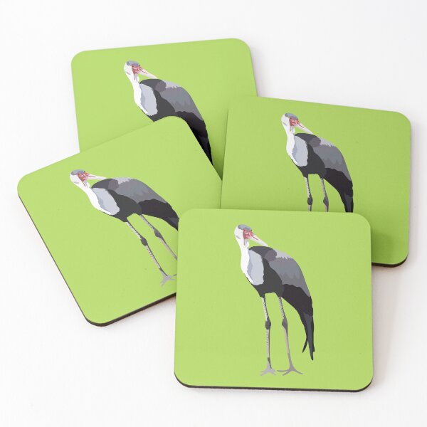 Item preview, W is for Wattled Crane,Wattled Crane – Majestic African Wetland Bird Illustration designed and sold by PrettylittlepastelUk.