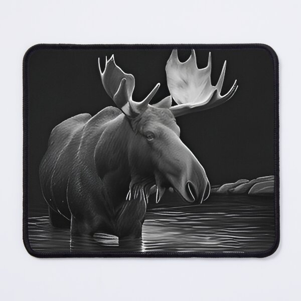 Item preview, Moose pencil drawing designed and sold by Pencil-Art.