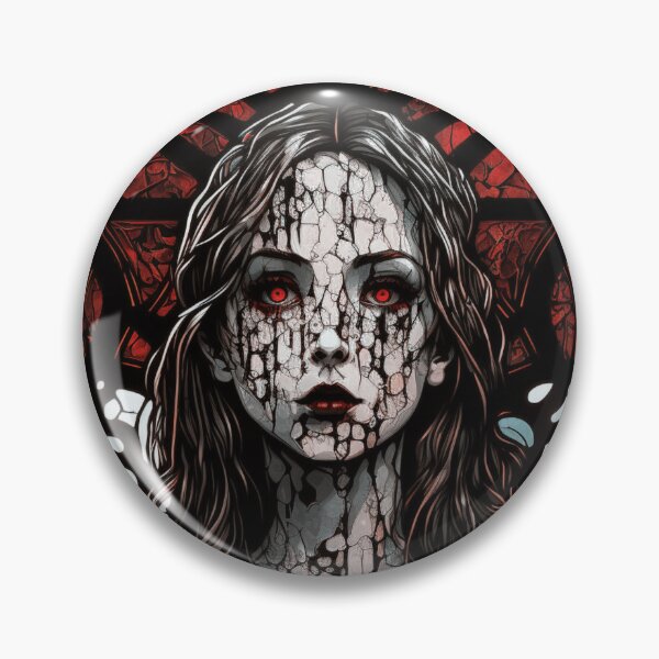 Item preview, Stained Glass Zombie Girl Villager designed and sold by Nightarcade.
