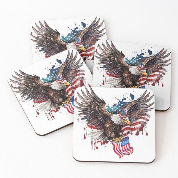 Item preview, 4th july American Bald Eagle Proud Patriotic American Family designed and sold by ZANNIX.