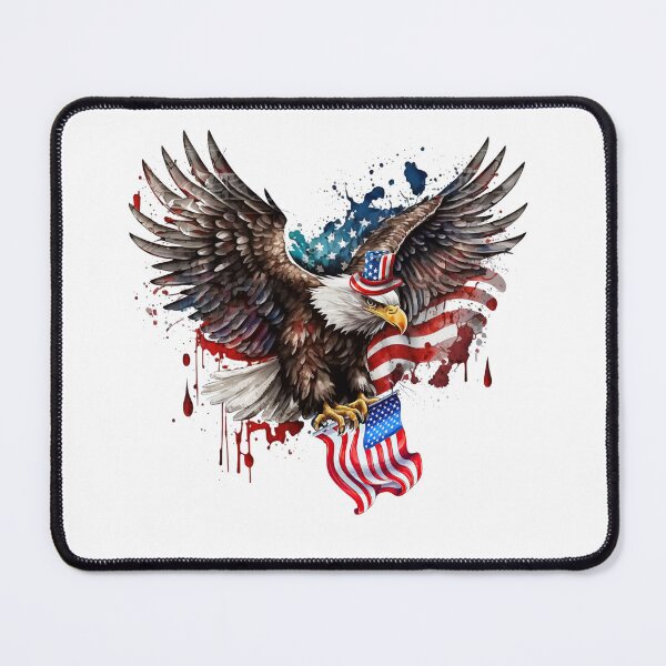 Item preview, 4th july American Bald Eagle Proud Patriotic American Family designed and sold by ZANNIX.