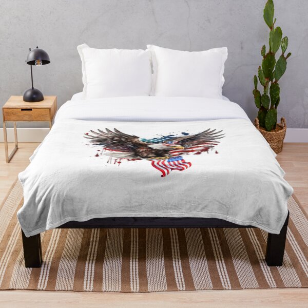 Artikelvorschau, 4. Juli Amerikanischer Weißkopfseeadler Stolze patriotische amerikanische Familie entworfen und verkauft von ZANNIX.
