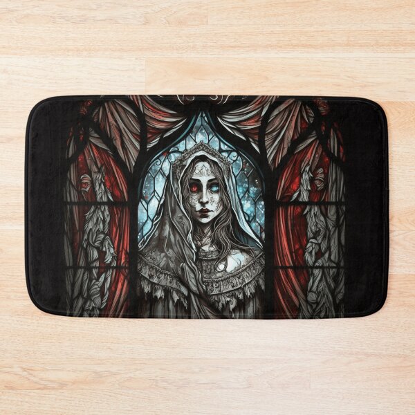 Item preview, Stained Glass Zombie Girl Villager designed and sold by Nightarcade.