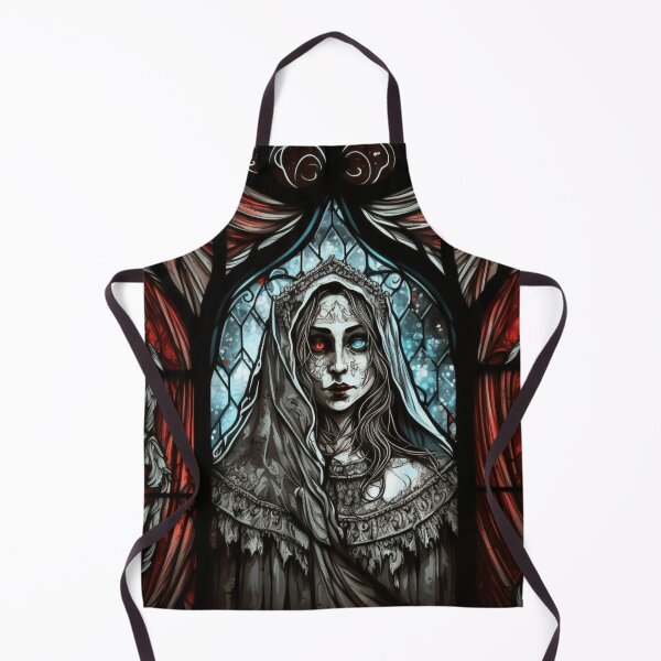Item preview, Stained Glass Zombie Girl Villager designed and sold by Nightarcade.