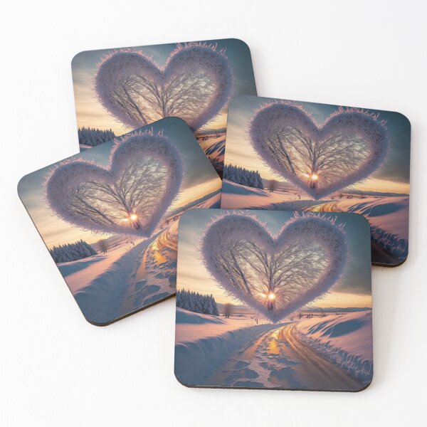 Item preview, Winter Heart designed and sold by BadDonkeyDecals.