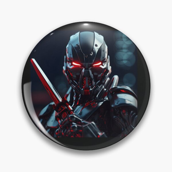 Item preview, robot ninja con cuchilla designed and sold by boldbrushstroke.