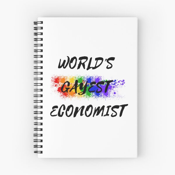 Item preview, World's Gayest Economist designed and sold by LuckyKermit.