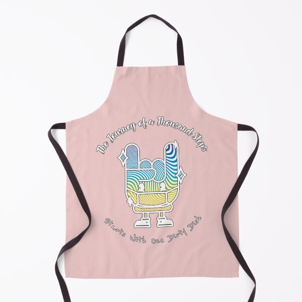 Item preview, The Journey Starts With One Dirty Dish - Funny ADHD Cleaning designed and sold by Winter--Flowers.