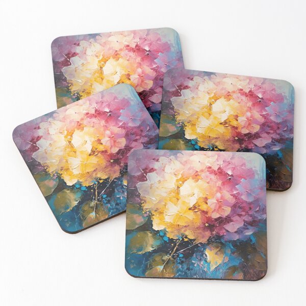 Item preview, Glowing Hydrangea painting designed and sold by Art by Lilia.