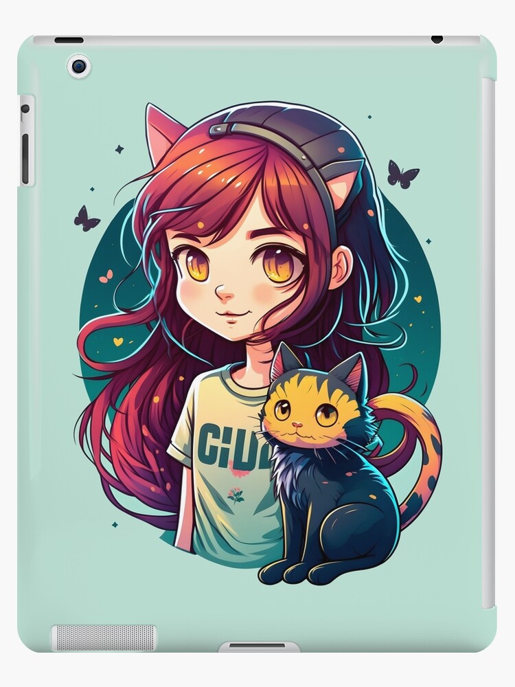 Anime Cat Meme | iPad Case & Skin