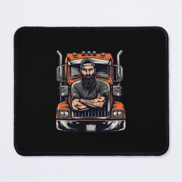 Item preview, Road Warrior: Unique Truck Driver Art designed and sold by Benartstudio.