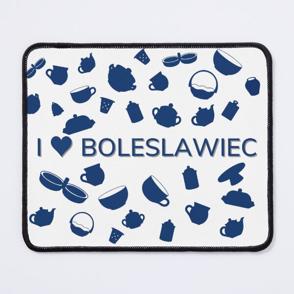 Item preview, I ♥ BOLESLAWIEC SHAPES designed and sold by CobaltDotDesign.