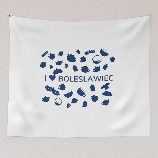 Item preview, I ♥ BOLESLAWIEC SHAPES designed and sold by CobaltDotDesign.