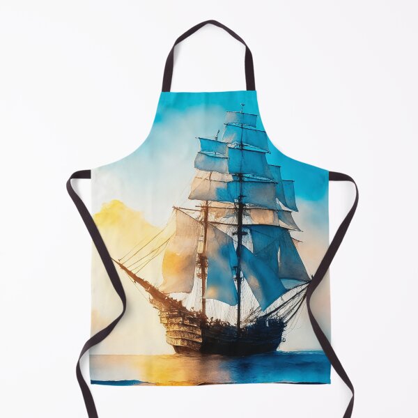 Item preview, Ghostly sail ship designed and sold by SimpleWallArt.