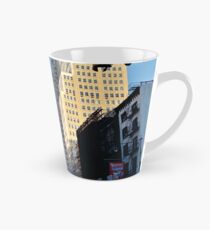 Street, City, Buildings, Photo, Day, Trees, New York, Manhattan Tall Mug