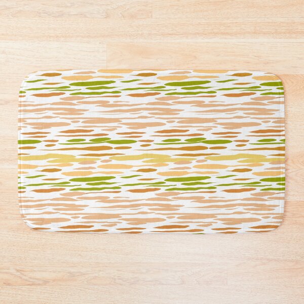 Item preview, Simple lines horizontal orange green yellow pattern  designed and sold by SILVERAPPLE.