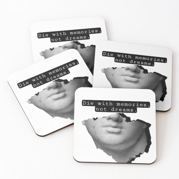 Item preview, “Die with memories, not dreams” - By Philosopher designed and sold by Dracha. 1991.