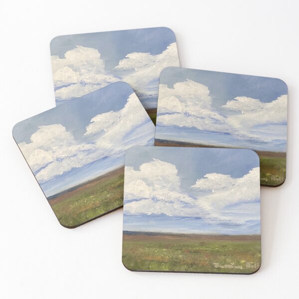 Item preview, Cloud Graphic Art Summer Landscape, Oil Painting designed and sold by GalleryDigitals.