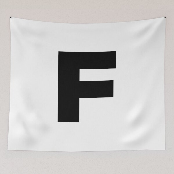 Item preview, Letter F designed and sold by teesaurus.