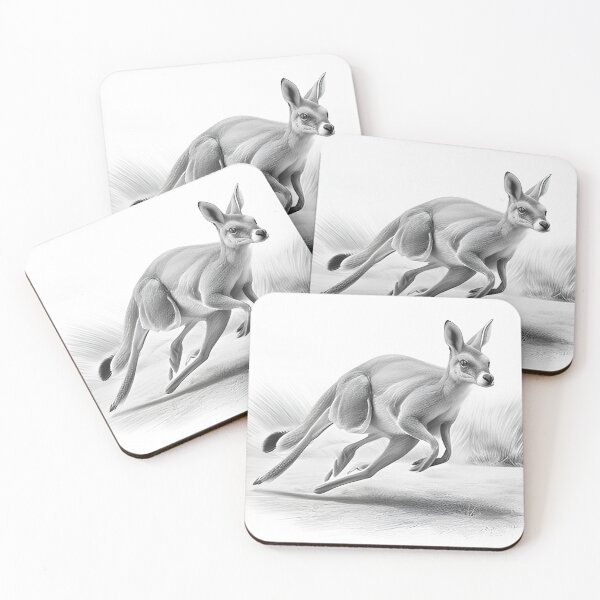 Item preview, Pencil drawn Kangaroo designed and sold by Pencil-Art.