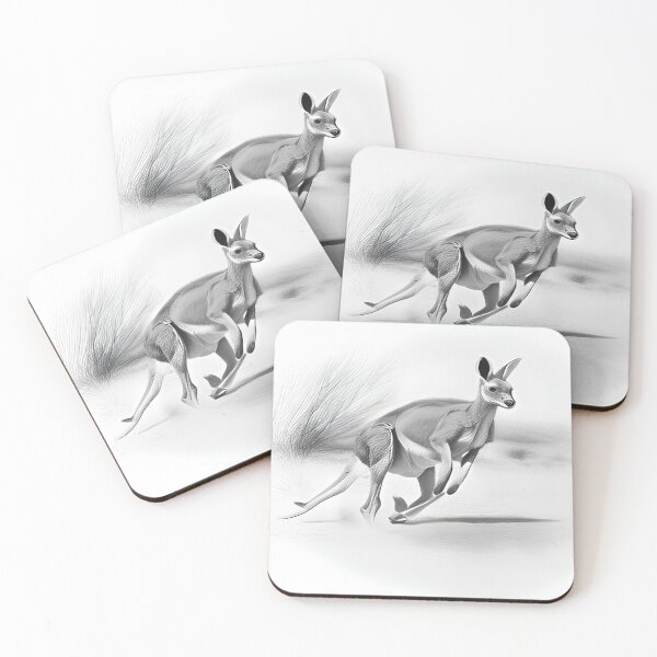 Item preview, Pencil drawn Kangaroo designed and sold by Pencil-Art.