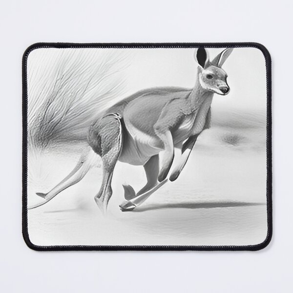 Item preview, Pencil drawn Kangaroo designed and sold by Pencil-Art.