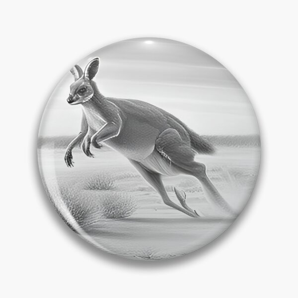 Item preview, Pencil drawn Kangaroo designed and sold by Pencil-Art.