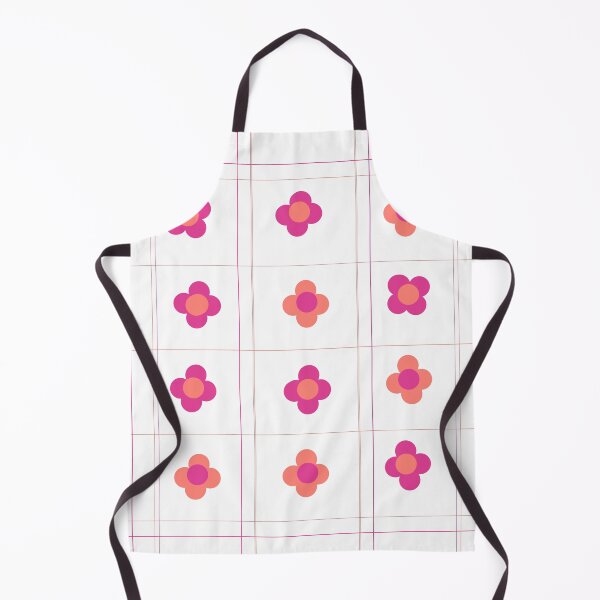 Item preview, four leaf flowers on white elegant background designed and sold by azet-art.