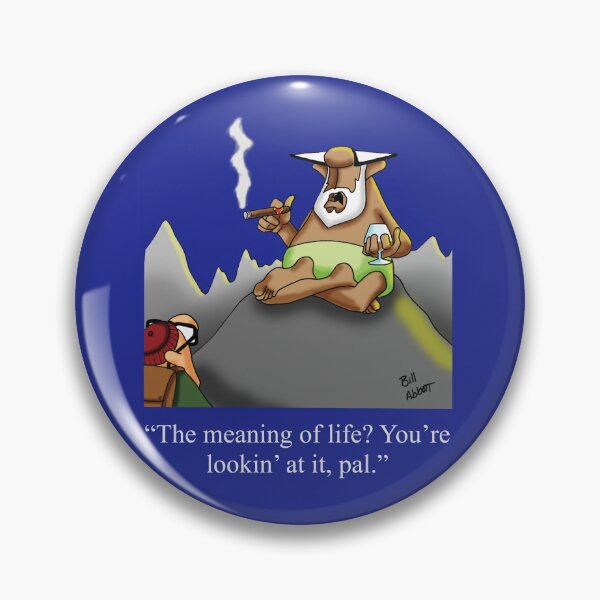 Item preview, Funny Meaning of Life Retirement Cartoon Sherpa Humor designed and sold by abbottoons.