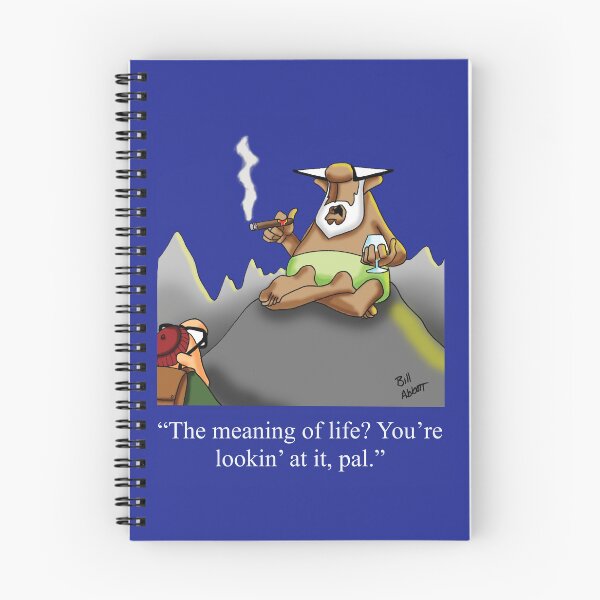 Item preview, Funny Meaning of Life Retirement Cartoon Sherpa Humor designed and sold by abbottoons.