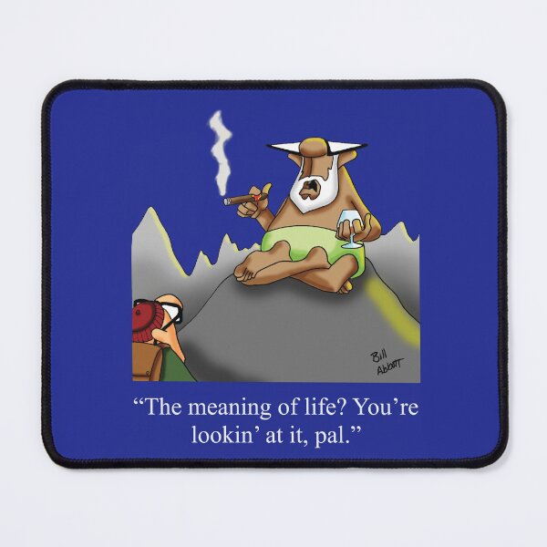 Item preview, Funny Meaning of Life Retirement Cartoon Sherpa Humor designed and sold by abbottoons.
