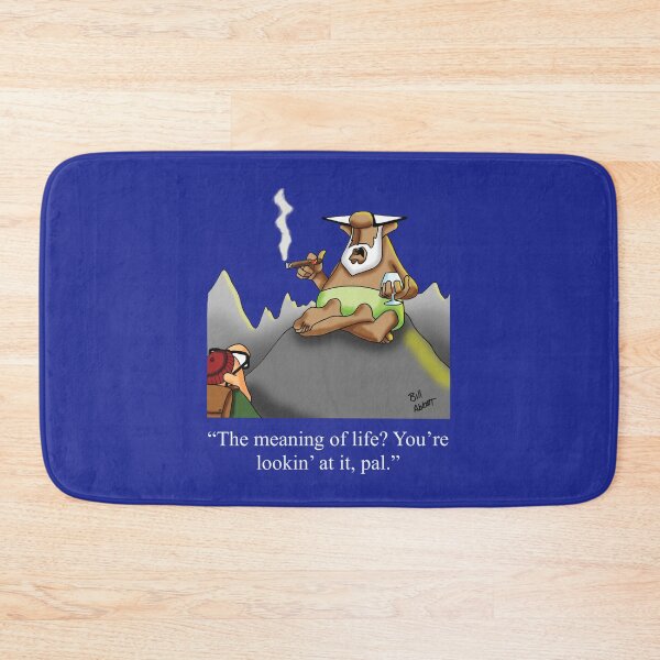 Item preview, Funny Meaning of Life Retirement Cartoon Sherpa Humor designed and sold by abbottoons.