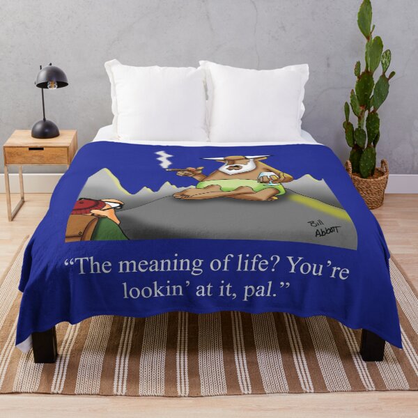 Item preview, Funny Meaning of Life Retirement Cartoon Sherpa Humor designed and sold by abbottoons.