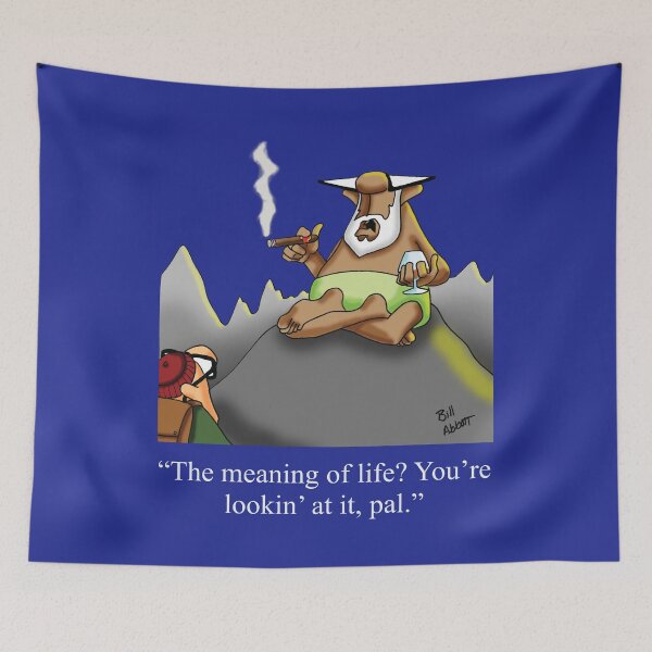 Item preview, Funny Meaning of Life Retirement Cartoon Sherpa Humor designed and sold by abbottoons.