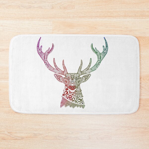 Item preview, deer mandala , colorful designed and sold by DeluxBee.