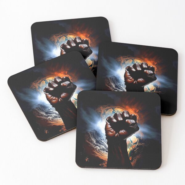 Item preview, The Freedom Fist w/earth background designed and sold by Artbyminga.