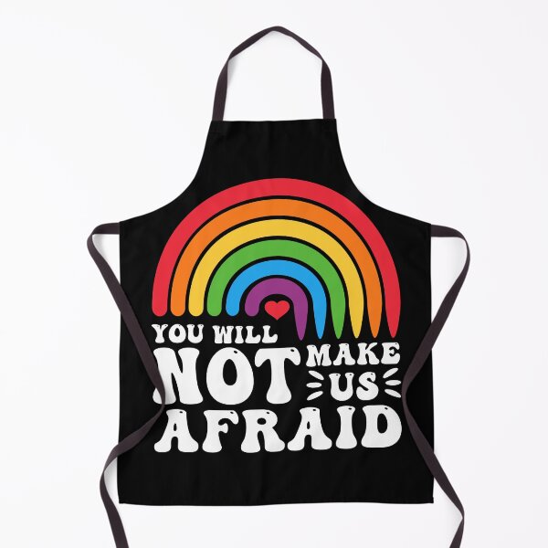 Item preview, You Will Not Make Us Afraid LGBTQ Pride Equality designed and sold by Designer-Girl.